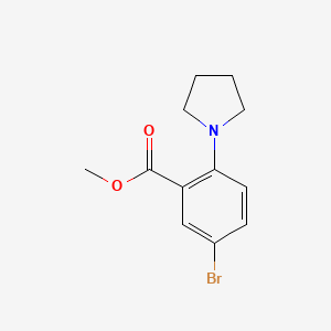 Methyl 5-bromo-2-(pyrrolidin-1-yl)benzoate