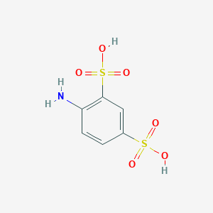 molecular formula C6H7NO6S2 B031847 Acide 4-aminobenzène-1,3-disulfonique CAS No. 137-51-9