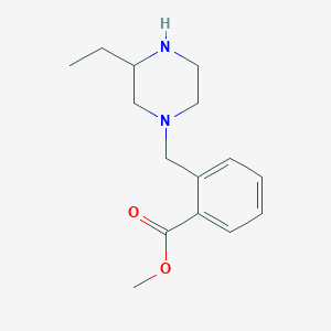 Methyl 2-[(3-ethylpiperazin-1-yl)methyl]benzoate