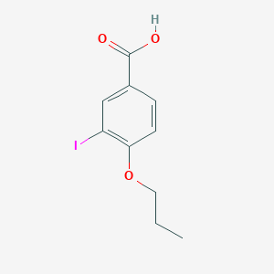 molecular formula C10H11IO3 B3184756 3-Iodo-4-propoxybenzoic acid CAS No. 1131588-12-9