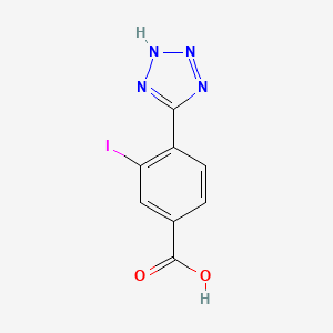 3-iodo-4-(1H-tetrazol-5-yl)benzoic acid