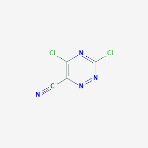 3,5-Dichloro-1,2,4-triazine-6-carbonitrile