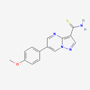 6-(4-Methoxyphenyl)pyrazolo[1,5-a]pyrimidine-3-carbothioamide