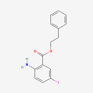 Phenethyl 2-amino-5-iodobenzoate