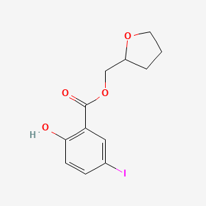 (Tetrahydrofuran-2-yl)methyl 2-hydroxy-5-iodobenzoate
