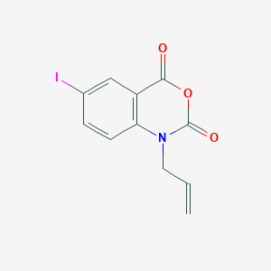 molecular formula C11H8INO3 B3184873 1-allyl-6-iodo-1H-benzo[d][1,3]oxazine-2,4-dione CAS No. 1131605-41-8