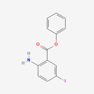 molecular formula C13H10INO2 B3184881 Phenyl 2-amino-5-iodobenzoate CAS No. 1131605-43-0