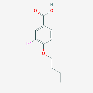 molecular formula C11H13IO3 B3184920 4-Butoxy-3-iodobenzoic acid CAS No. 1131614-07-7