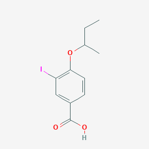 molecular formula C11H13IO3 B3184934 4-Sec-butoxy-3-iodobenzoic acid CAS No. 1131614-17-9