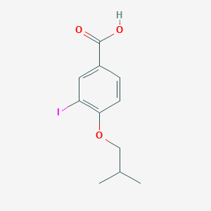 molecular formula C11H13IO3 B3184936 3-Iodo-4-isobutoxybenzoic acid CAS No. 1131614-19-1