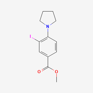 Methyl 3-iodo-4-(pyrrolidin-1-yl)benzoate