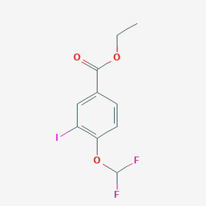 Ethyl 4-(difluoromethoxy)-3-iodobenzoate