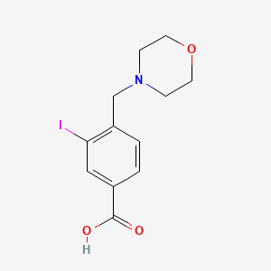 3-Iodo-4-(morpholinomethyl)benzoic acid