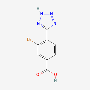 3-bromo-4-(1H-tetrazol-5-yl)benzoic acid