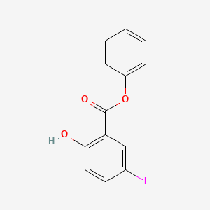 molecular formula C13H9IO3 B3185259 Phenyl 2-hydroxy-5-iodobenzoate CAS No. 1131622-42-8