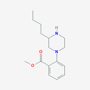 molecular formula C16H24N2O2 B3185330 Methyl 2-(3-butylpiperazin-1-yl)benzoate CAS No. 1131622-72-4