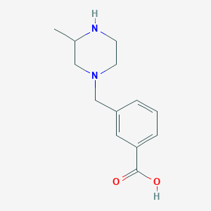 1-(3-Carboxyphenyl methyl)-3-methyl piperazine