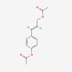 molecular formula C13H14O4 B3185417 4-Hydroxy cinnamyl alcohol diacetate CAS No. 113944-48-2