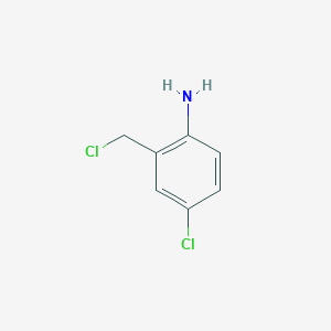 molecular formula C7H7Cl2N B3185426 4-Chloro-2-(chloromethyl)aniline CAS No. 114060-06-9