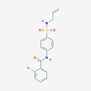 N-{4-[(allylamino)sulfonyl]phenyl}-2-bromobenzamide