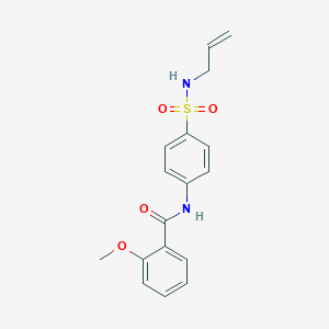 N-{4-[(allylamino)sulfonyl]phenyl}-2-methoxybenzamide