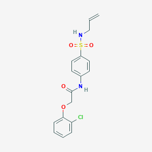 N-{4-[(allylamino)sulfonyl]phenyl}-2-(2-chlorophenoxy)acetamide