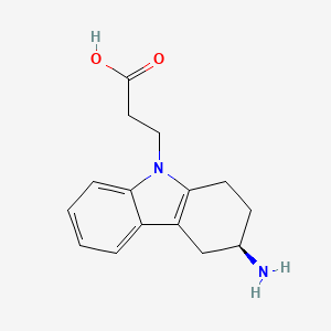9H-Carbazole-9-propanoic acid, 3-amino-1,2,3,4-tetrahydro-, (3R)-