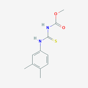 molecular formula C11H14N2O2S B318563 Methyl (3,4-dimethylanilino)carbothioylcarbamate 