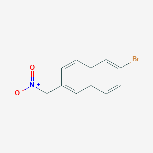 molecular formula C11H8BrNO2 B3185631 2-Bromo-6-(nitromethyl)naphthalene CAS No. 1184918-21-5