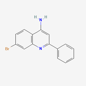 7-Bromo-2-phenylquinolin-4-amine