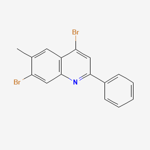 4,7-Dibromo-6-methyl-2-phenylquinoline