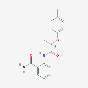 2-{[2-(4-Methylphenoxy)propanoyl]amino}benzamide