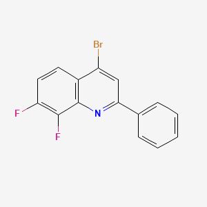 4-Bromo-7,8-difluoro-2-phenylquinoline