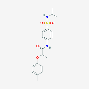 N-{4-[(isopropylamino)sulfonyl]phenyl}-2-(4-methylphenoxy)propanamide