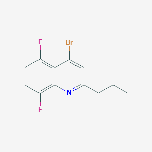 4-Bromo-5,8-difluoro-2-propylquinoline