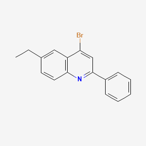 4-Bromo-6-ethyl-2-phenylquinoline