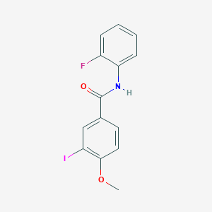 N-(2-fluorophenyl)-3-iodo-4-methoxybenzamide