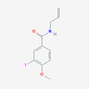molecular formula C11H12INO2 B318595 N-allyl-3-iodo-4-methoxybenzamide 
