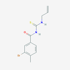 molecular formula C12H13BrN2OS B318602 N-[(allylamino)carbonothioyl]-3-bromo-4-methylbenzamide 