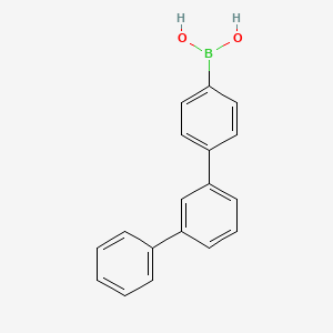 molecular formula C18H15BO2 B3186044 m-Terphenyl-4-ylboronic acid CAS No. 1191061-81-0