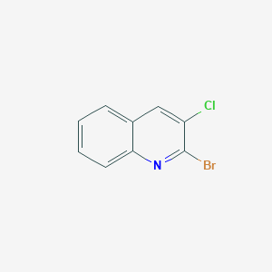 molecular formula C9H5BrClN B3186091 2-Bromo-3-chloroquinoline CAS No. 120258-63-1