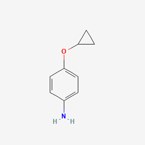 molecular formula C9H11NO B3186111 4-Cyclopropoxyaniline CAS No. 1208077-69-3