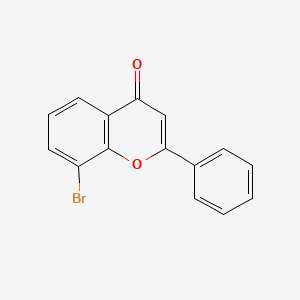 molecular formula C15H9BrO2 B3186277 8-Bromo-2-phenyl-4H-1-benzopyran-4-one CAS No. 1218-52-6