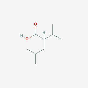 molecular formula C9H18O2 B3186284 4-Methyl-2-(propan-2-yl)pentanoic acid CAS No. 1219170-58-7