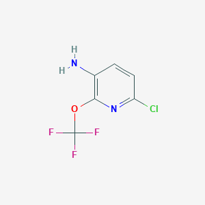 6-Chloro-2-(trifluoromethoxy)pyridin-3-amine