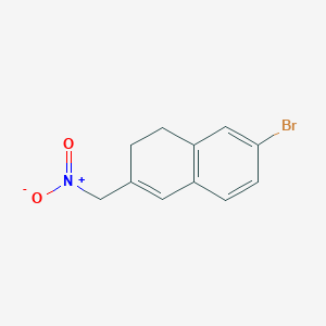 B3186363 7-Bromo-3-(nitromethyl)-1,2-dihydronaphthalene CAS No. 1225347-00-1