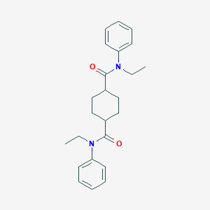 molecular formula C24H30N2O2 B318637 N,N'-diethyl-N,N'-diphenylcyclohexane-1,4-dicarboxamide 