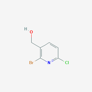 molecular formula C6H5BrClNO B3186373 (2-Bromo-6-chloropyridin-3-yl)methanol CAS No. 1227589-11-8