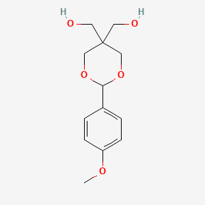 [5-(Hydroxymethyl)-2-(4-methoxyphenyl)-1,3-dioxan-5-yl]methanol