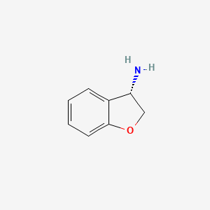 molecular formula C8H9NO B3186388 (S)-2,3-Dihydrobenzofuran-3-amine CAS No. 1228569-93-4